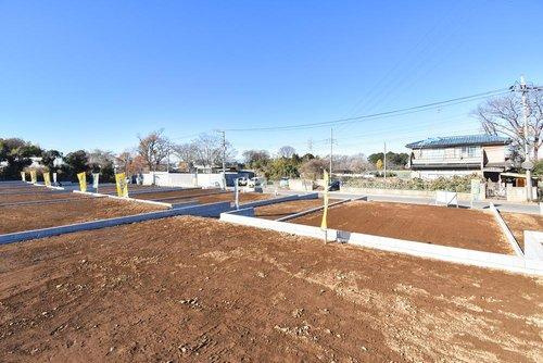 入間郡三芳町大字北永井の売地の外観|◇現地◇　
青空が広がる明るく開放的な立地です。