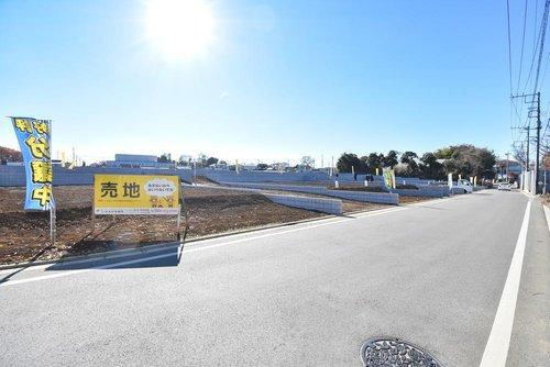 入間郡三芳町大字北永井の売地の前面道路含む現地写真|◇現地◇　
前面道路幅員6mで開放的な立地です。