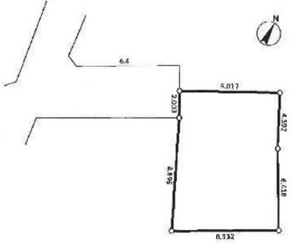 【土地図】 | 川越市上新河岸　建築条件なし売地　東武東上線『新河岸駅』徒歩10分　【高階小学区】