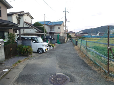 【前面道路含む現地写真】 | 山科区上花山講田町　売地