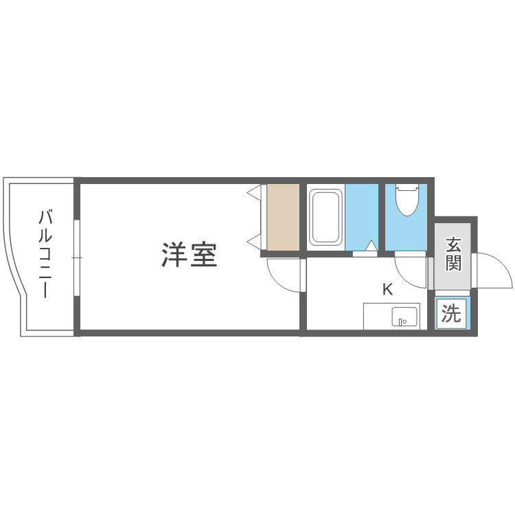 ラフィーネ北島の間取り