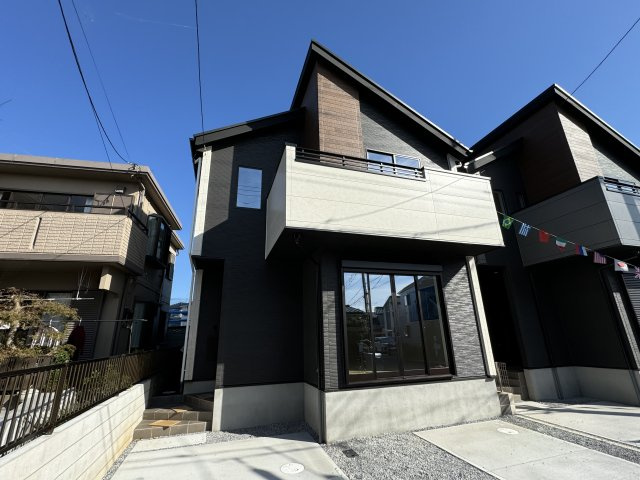 松戸市五香７丁目新築戸建（五香26期）の外観|1号棟外観・完成済み内覧可能です！