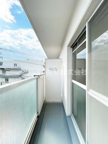 たちばなコーポのバルコニー