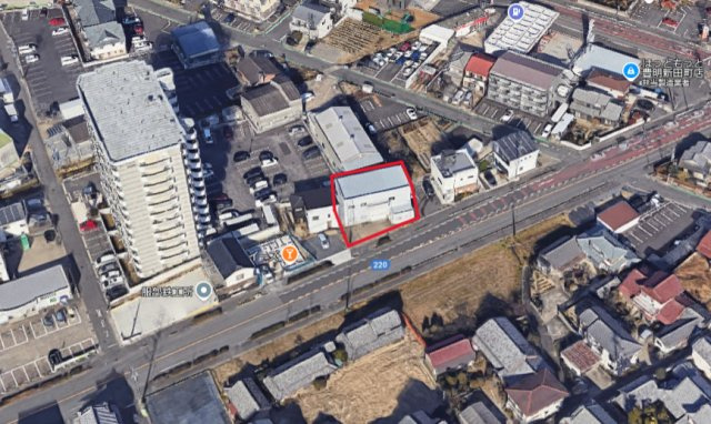 新田町村合　貸倉庫の周辺