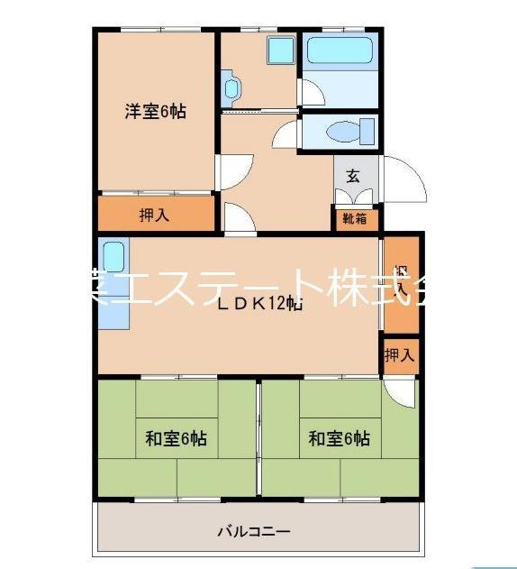 エスペランクレール長門石の間取り