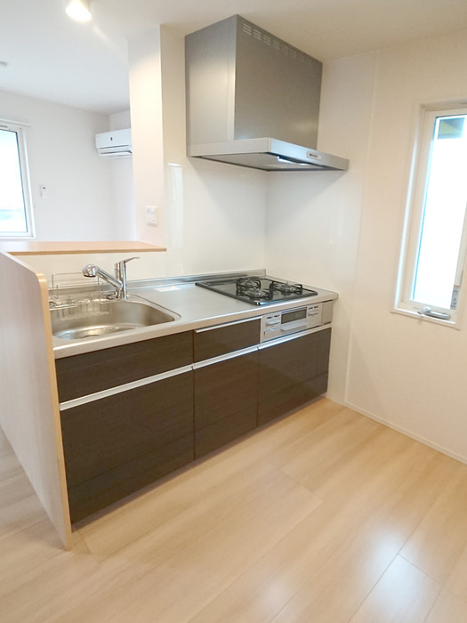 D-ROOMセジュール久米田のキッチン|コンパクトなキッチンで掃除もラクラク