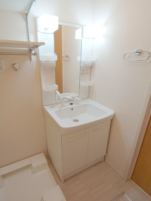 D-ROOMセジュール久米田の洗面所|スペースが確保できる洗面所です