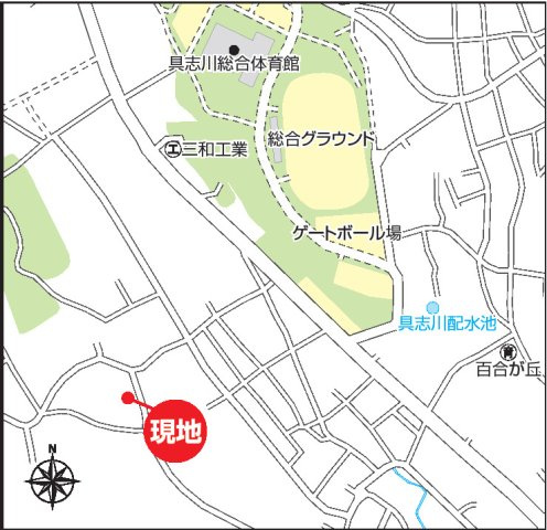 ハートフルタウン上江洲Ⅲ　F号棟の地図