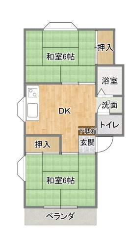 コーポミマスの間取り