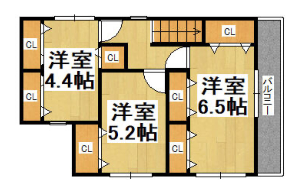 はびきの2丁目　平成21年築の間取り