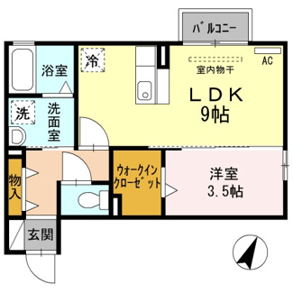 【間取り】 | ブランズ魚津A