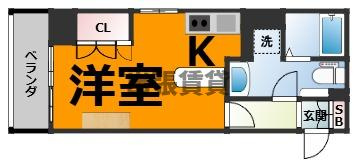 仲介手数料０円！アル・ドゥ・6の間取り