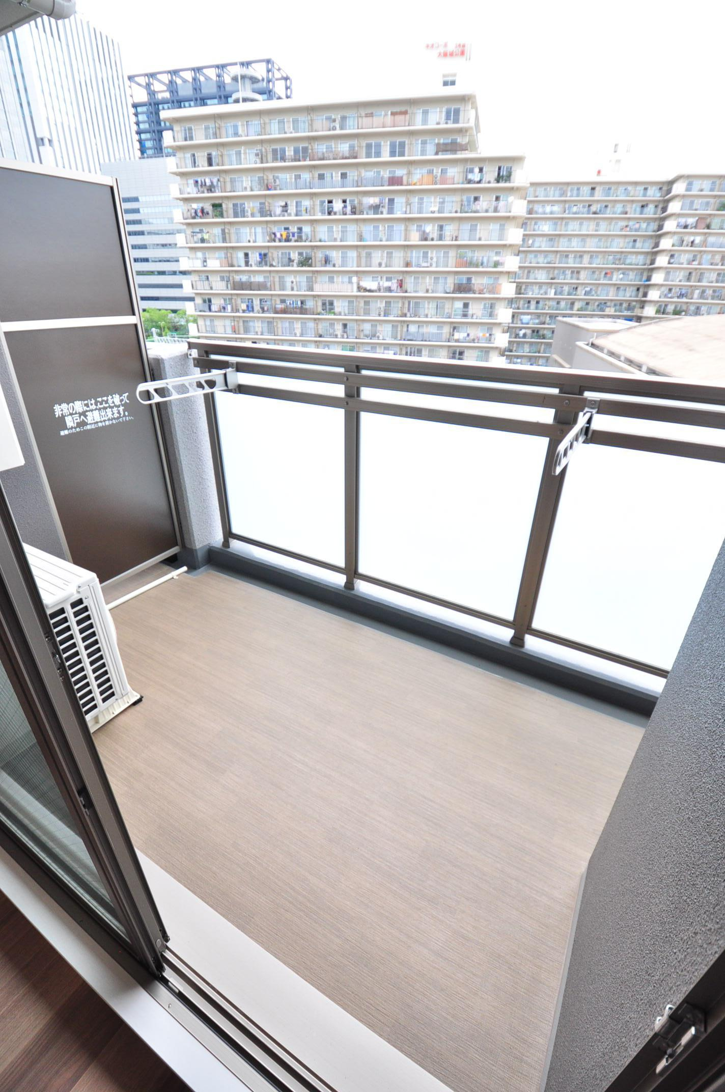 大阪市城東区鴫野西２丁目の賃貸マンションのバルコニー