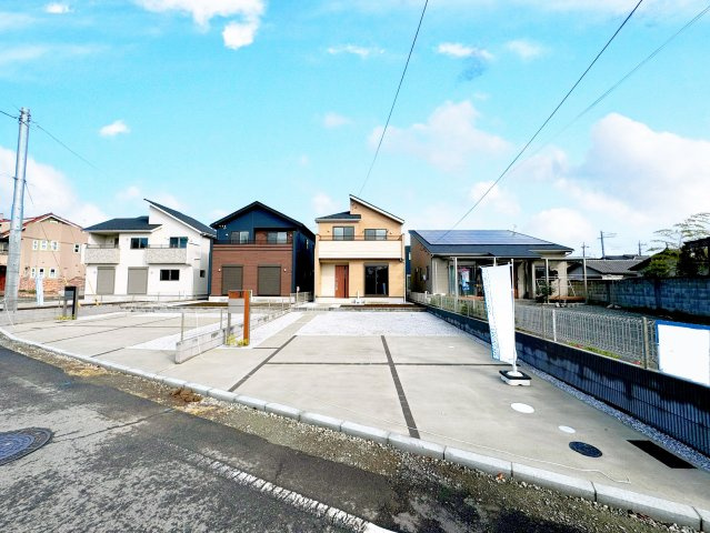 みどり市大間々町大間々　新築住宅 3号棟の外観
