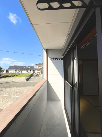 ガーデンパークのバルコニー