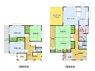 【間取り】 | 鳥取市若葉台南6丁目  中古戸建て