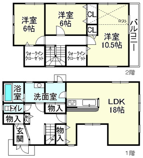 【間取り】 | 野洲市吉地　中古戸建