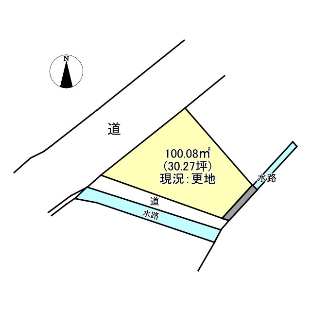 西条市丹原町願連寺167番4の土地図