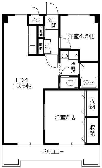 エステートピア香呂の間取り