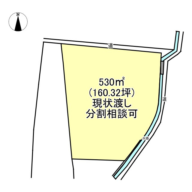 西条市氷見乙2063-1　売土地の土地図