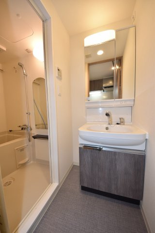 プレサンス谷町九丁目駅前の洗面所