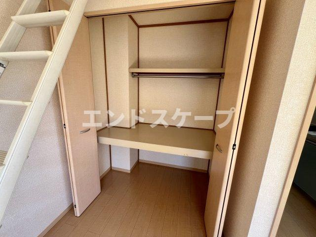 クレール矢中　Ｂの収納|高崎、前橋、伊勢崎エリアのお部屋探しはエンドスケープまで！お客様の理想お聞かせ下さい♪