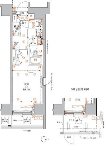 【間取り】 | クレイシアＩＤＺ蒲田