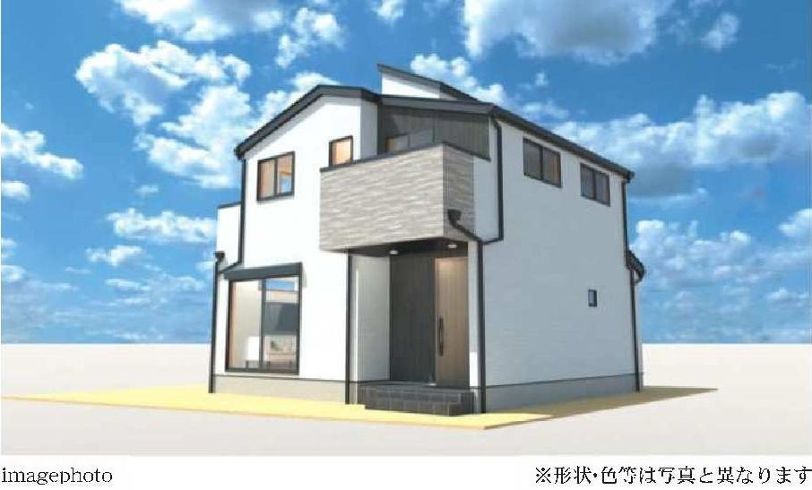 【横浜市保土ケ谷区権太坂1丁目9-20新築戸建て】★仲介手数料無料★（権太坂小学校・境木中学校）の外観パース