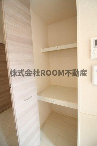 アールエム都北の収納|たっぷりとした収納スペースです