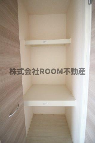 アールエム都北の収納|収納のためのスペースです