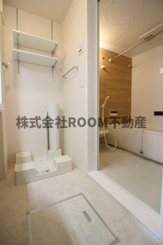 アールエム都北の洗面所|使いやすい洗面所です