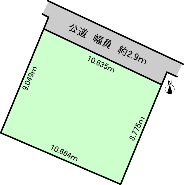 碧南市西浜町４丁目の区画図