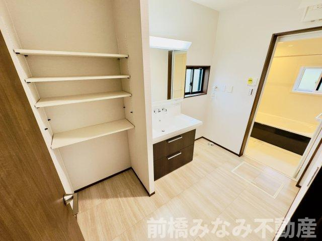 前橋市日輪寺町第1期　１号棟(全３棟)　ワイウッドコート　新築建売分譲の浴室|お風呂です