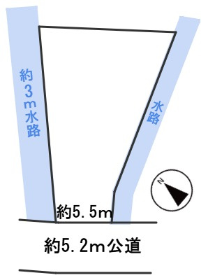 ６４２１５　岐阜市山県岩明光土地の区画図