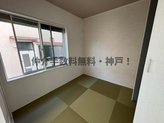 【和室】 | 神戸市垂水区つつじが丘６丁目　新築戸建B号地　仲介手数料無料！ | 柔らかい畳が心地よい和室