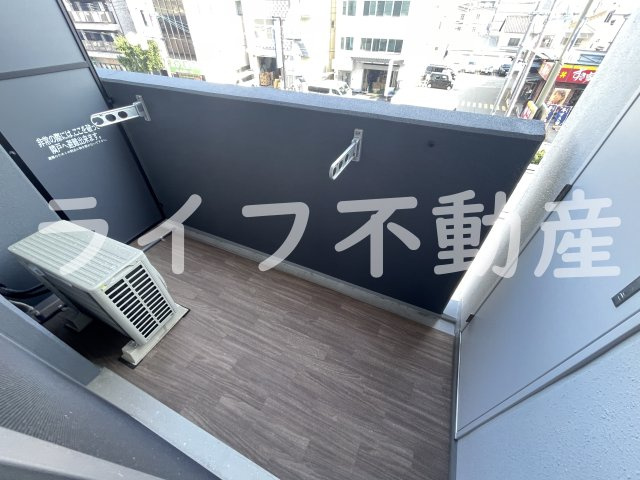 ワールドアイ大阪城EASTアドバンスのバルコニー|陽当たり良好なバルコニーです