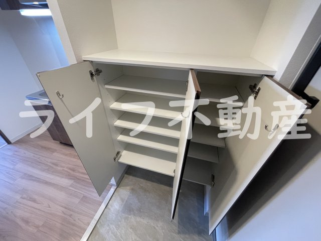 ワールドアイ大阪城EASTアドバンスの収納|大きなスペースがあり、収納には困りません