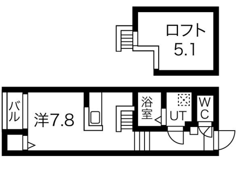 ASTERIA新栄の間取り