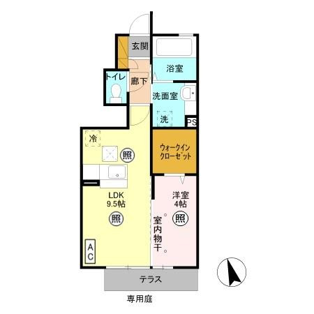 ヴィラクレールの間取り