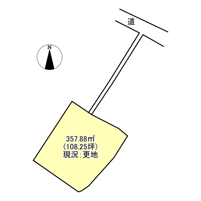 西条市氷見乙1767-3　売土地の土地図
