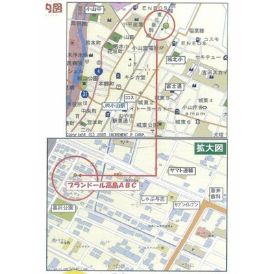 【地図】 | プランドール高島C棟