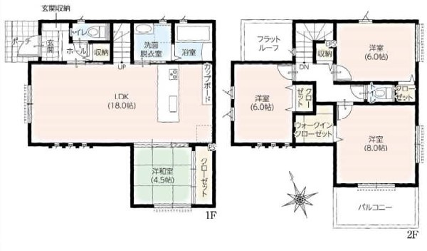 【間取り】 | 加須市久下　戸建住宅 | ≪6号棟≫