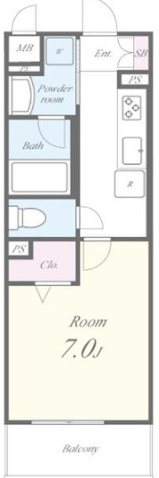 アムール千原の間取り