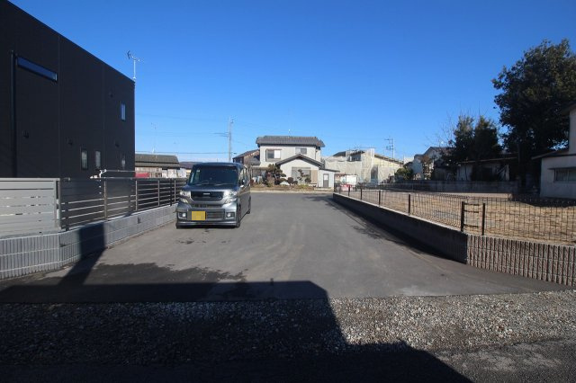 壬生町本丸2丁目の外観|敷地外より通路部分（2025年1月撮影）