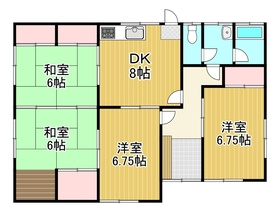 西条市飯岡2412-43　中古戸建の間取り