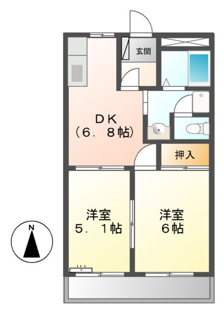 ノーブルタウン新栄の間取り