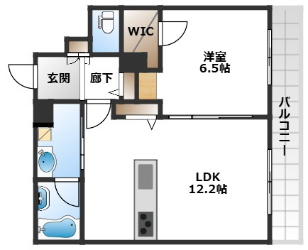 【間取り】 | シャーメゾンリュスク