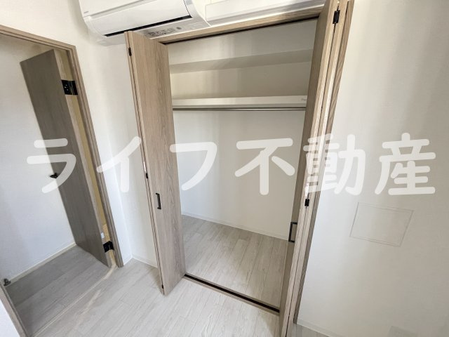プレサンスＮＥＯ新深江リュミエル の収納|専用の収納スペースです