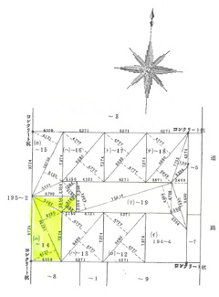 【土地図】 | 東大阪市柏田西３丁目貸家