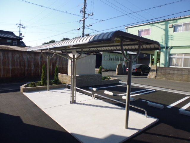 倉敷市児島柳田町のアパートのその他共用部分|駐輪場